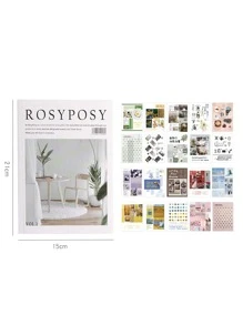 20sheets Mixed Pattern Sticker - Multicolor - View 3