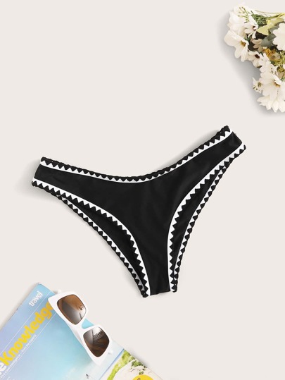 Whip Stitch High Cut Bikini Panty
