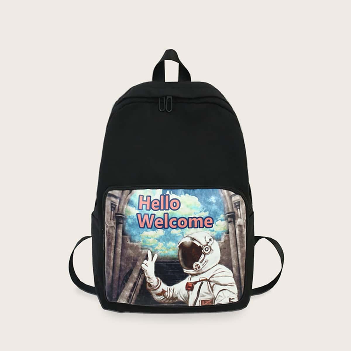 

Guys Cartoon Graphic Backpack, Multicolor