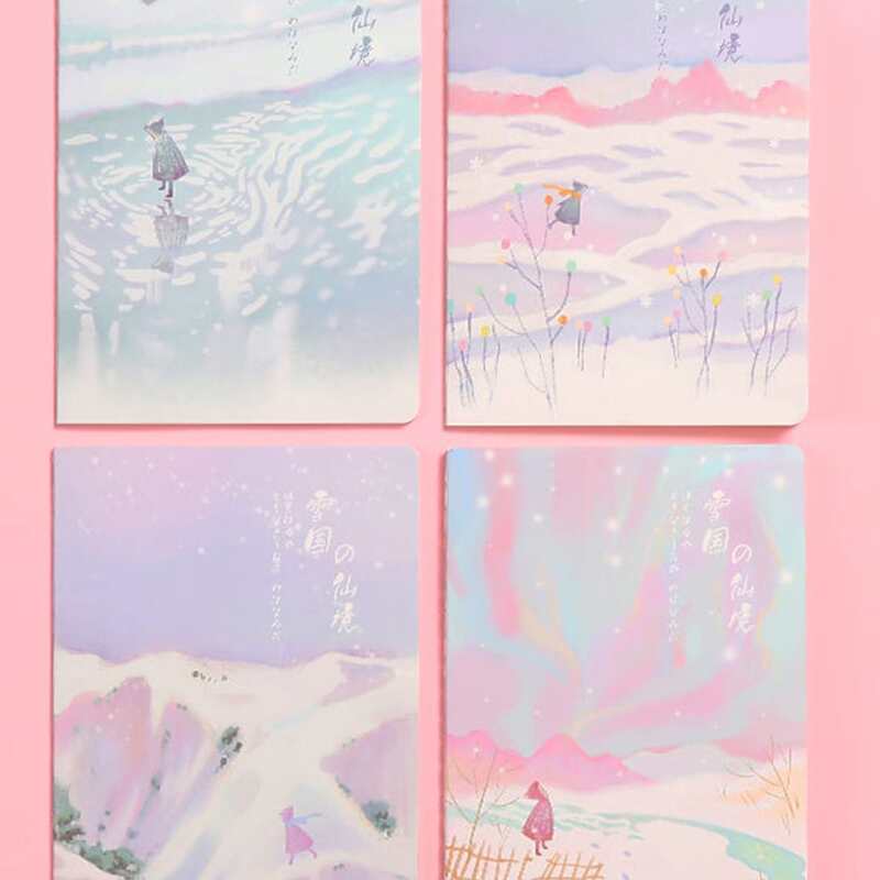 

4pack Cartoon Graphic Notebook