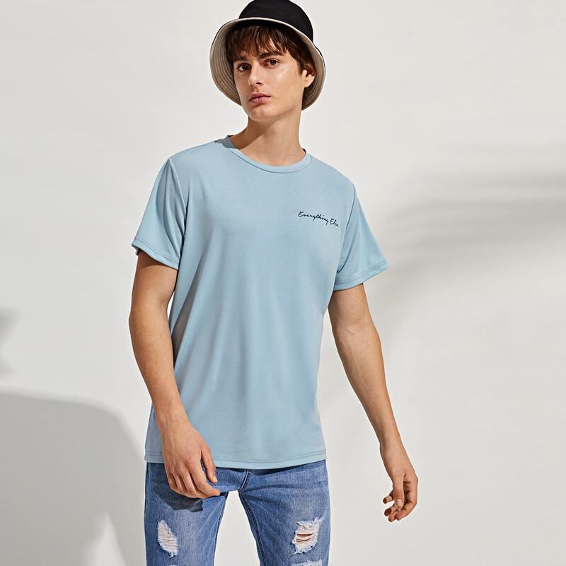 

Guys Letter Graphic Tee, Blue