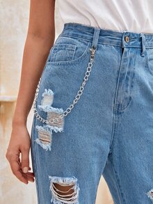 baggy jeans with chain