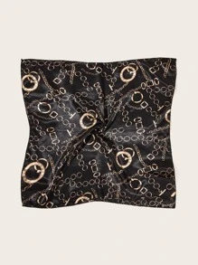 2pcs Chain Print Bandana - Multicolor - View 3