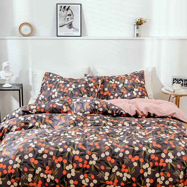 

Fruit Print Bedding Set Without Filler, Multicolor