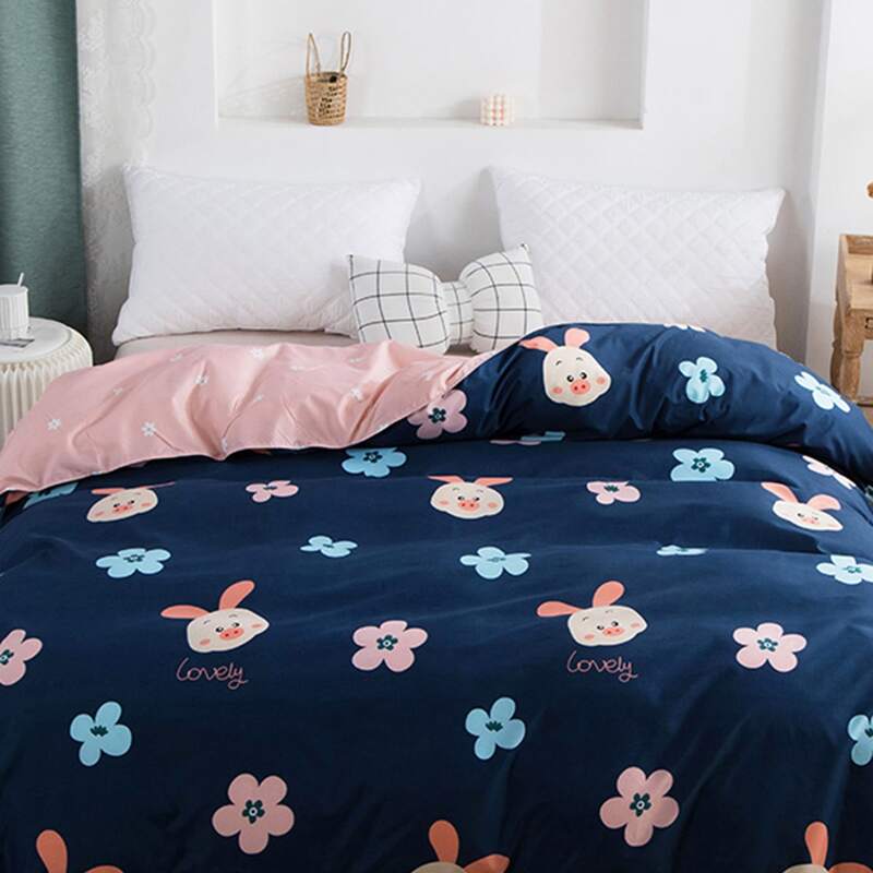 

Cartoon Graphic Duvet Cover Without Filler, Multicolor