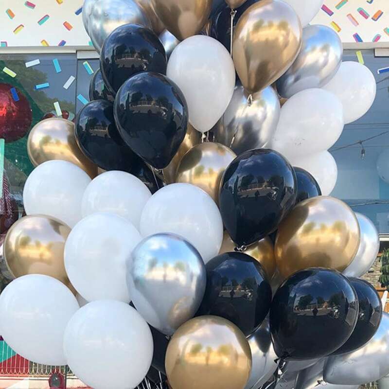 

40pcs Decorative Balloon Set, Multicolor