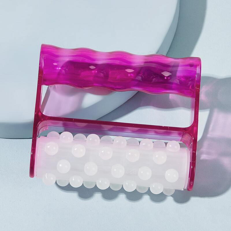 

1pc Facial Massage Wheel, Hot pink