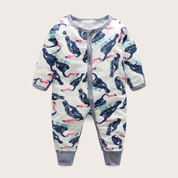 

Toddler Girls Animal Print Jumpsuit, Multicolor