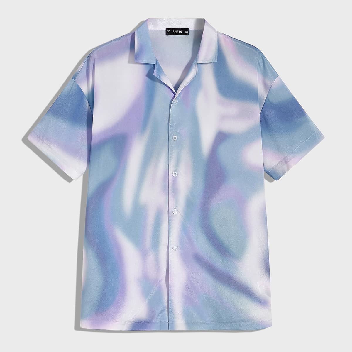 

Guys Drop Shoulder Tie Dye Shirt, Multicolor