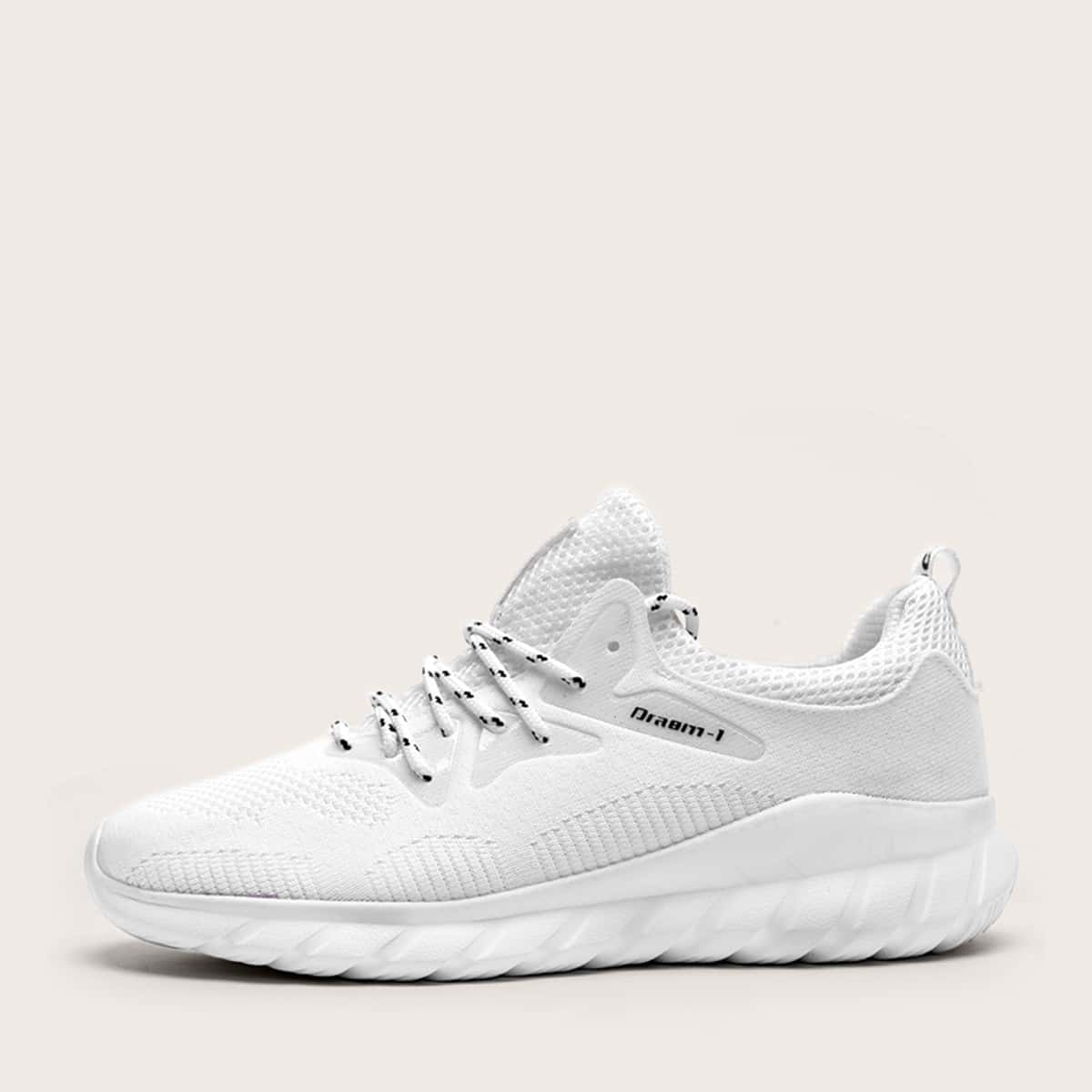 

Guys Lace-up Front Wide Fit Sneakers, White