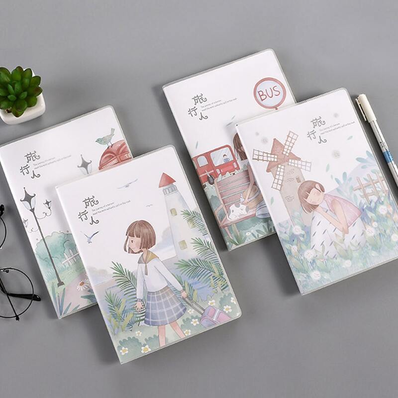 

1pc Random Girl Print Cover Notebook