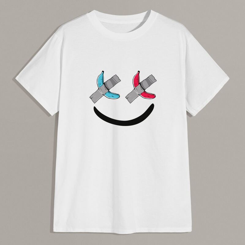 

Guys Graphic Print Tee, White