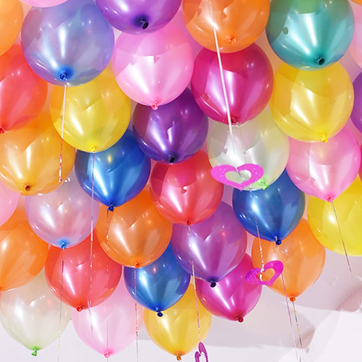 

20pcs Solid Balloon Set, Multicolor