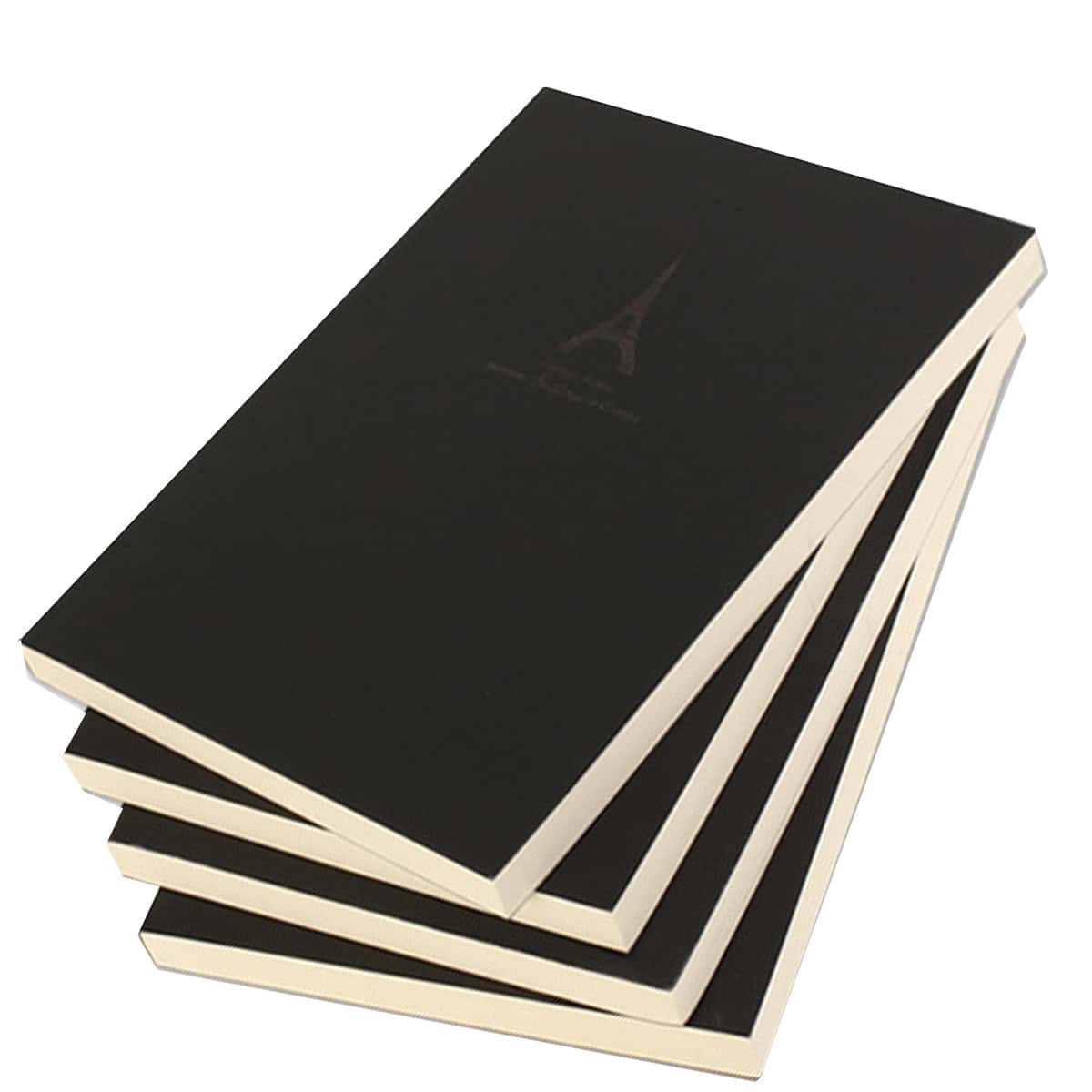 

1pack Tower Print Cover Sketchbook, Black