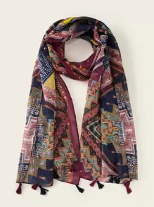1 pañuelo de estilo bohemio adecuado para uso diario - Multicolor - Ver 1