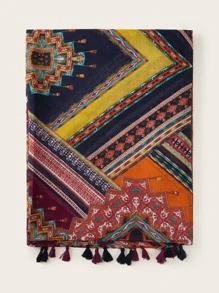 1 pañuelo de estilo bohemio adecuado para uso diario - Multicolor - Ver 2