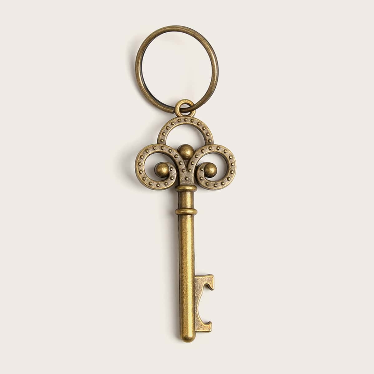

Key Design Keychain, Gold