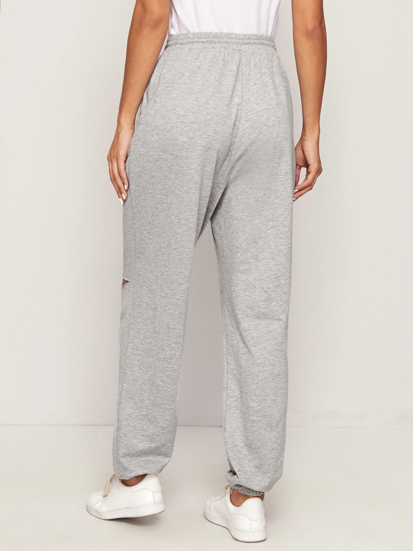 Butrends Pantalon de Jogging d/écontract/é /à Cordon Femme Pantalon Taille Elastique Pantalon de Jogging pour Sport Yoga et Fitness avec Poches 2 en 1