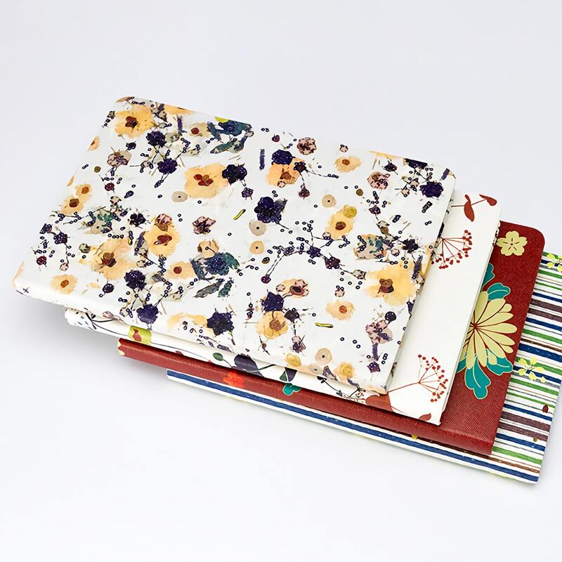 

1pack Random Flower Print Cover Notebook