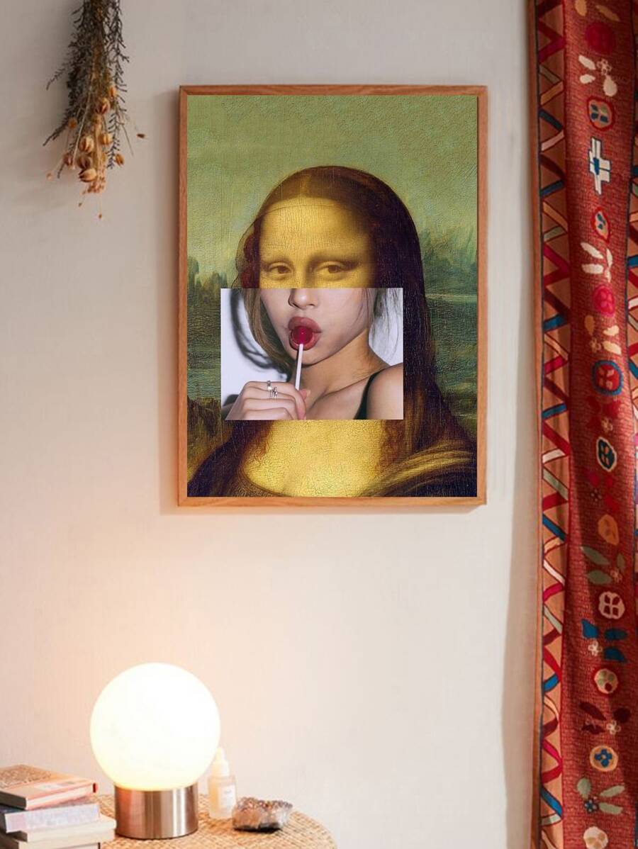 Oil Painting Print Wall Painting Without Frame - Multicolor - View 1