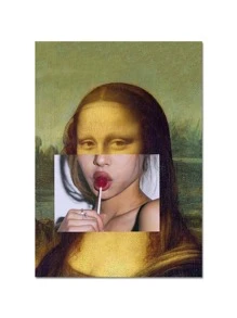 Oil Painting Print Wall Painting Without Frame - Multicolor - View 4