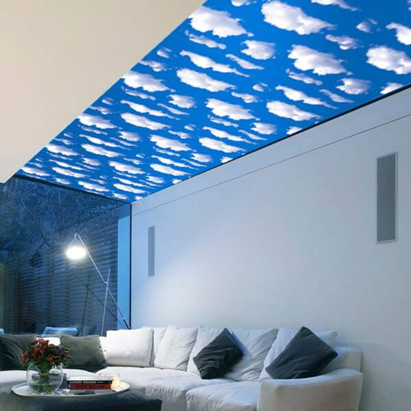 

Sky & Cloud Pattern Wall Sticker, Multicolor