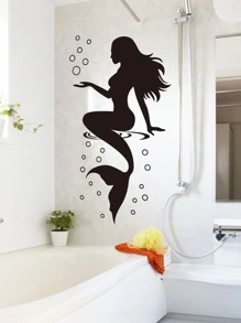 Mermaid Print Wall Sticker
