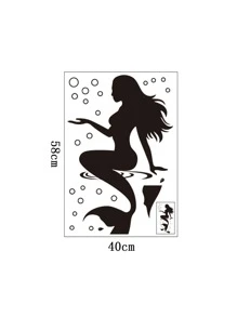 Mermaid Print Wall Sticker