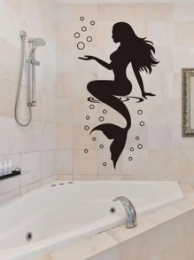 Mermaid Print Wall Sticker