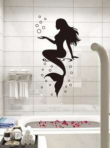 Mermaid Print Wall Sticker