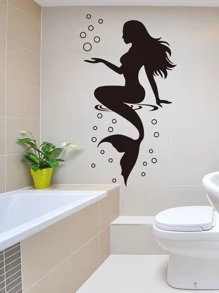 Mermaid Print Wall Sticker