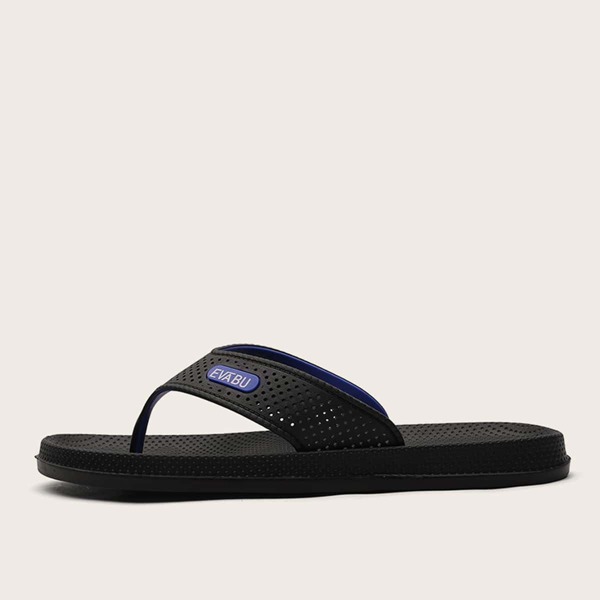 

Men Wide Fit Flip Flops, Black