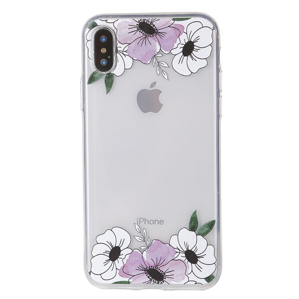 

Floral Pattern Clear iPhone Case, Multicolor