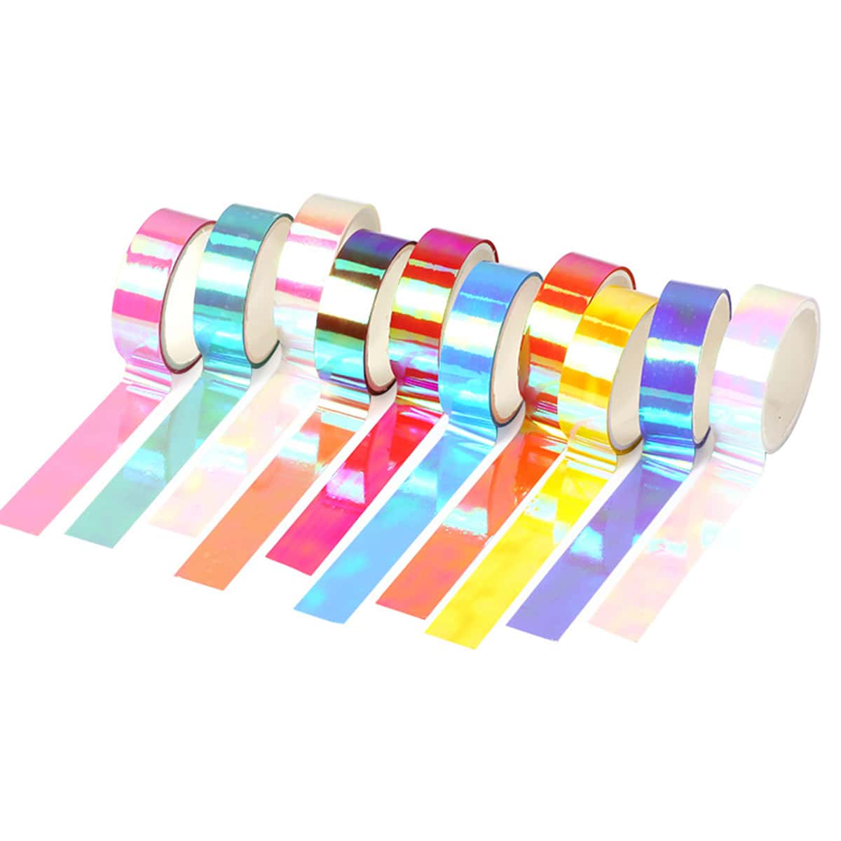 

10rolls Random Laser Tape, Multicolor