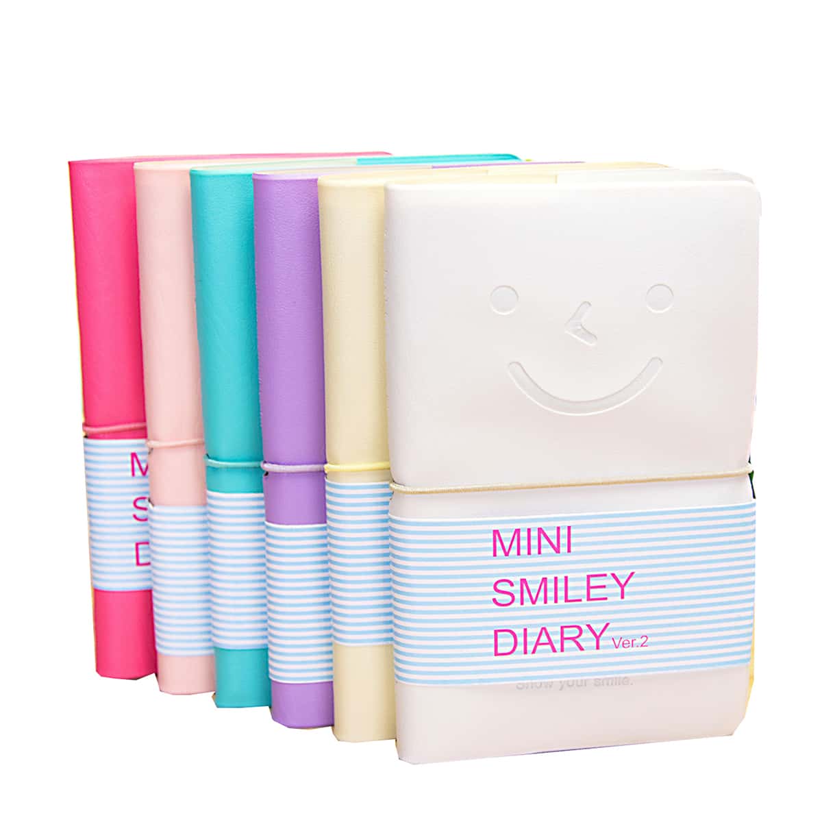 

1pack Random Smiley Face Print Cover Notebook