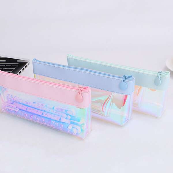 

1pc Laser Design Pencil Case