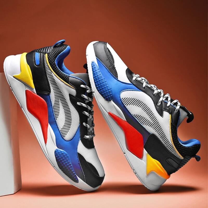 

Guys Color-block Mesh Sneakers, Multicolor