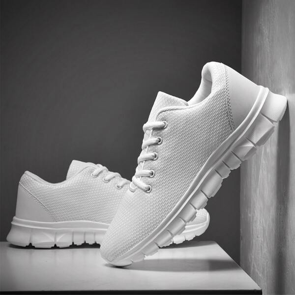 

Men Non-slip Minimalist Sneakers, White