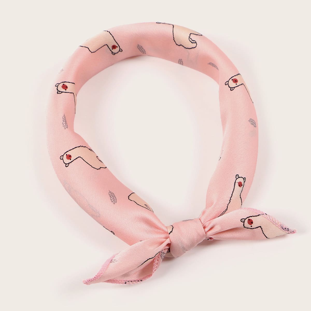 

Cartoon Graphic Bandana, Pink