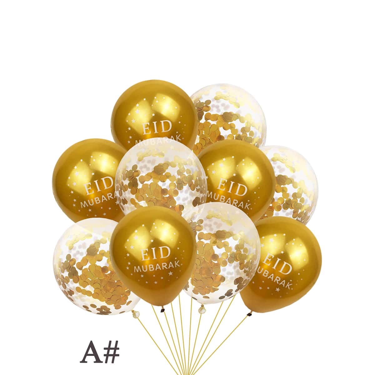 

10pcs Party Decorative Balloon, Multicolor
