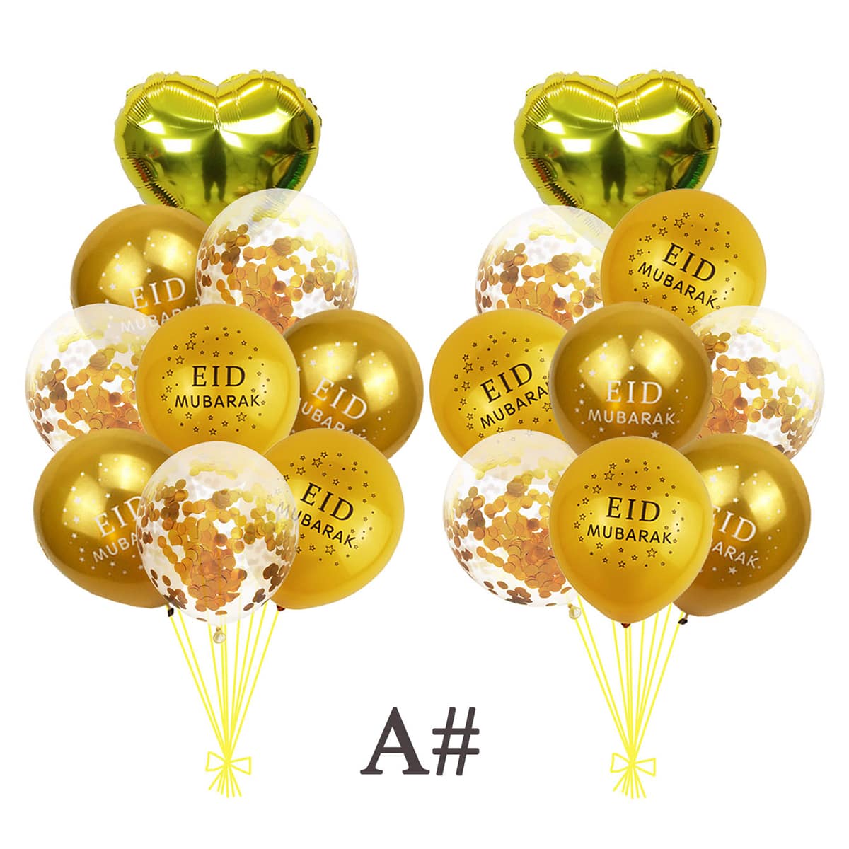 

18pcs Party Decorative Balloon, Multicolor