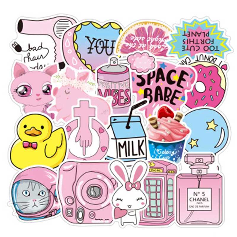

50pcs Cartoon Graphic Sticker