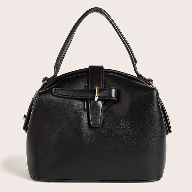 

Minimalist Satchel Bag, Black