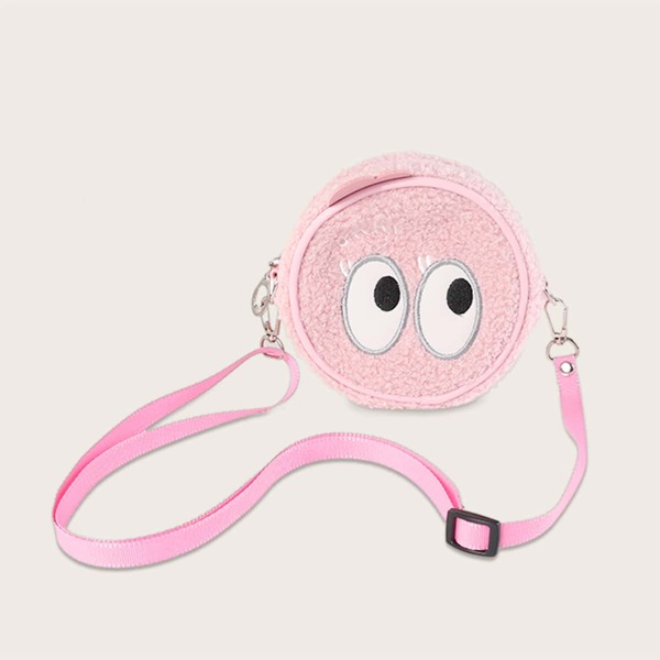 

Girls Cartoon Graphic Crossbody Bag, Pink