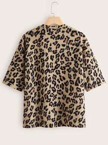 Seusyu Top con estampado de leopardo - Multicolor - Ver 2