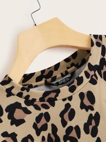Seusyu Top con estampado de leopardo - Multicolor - Ver 3