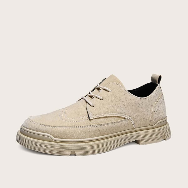 

Мужские минималистские вечерние туфли на шнурках, Хаки