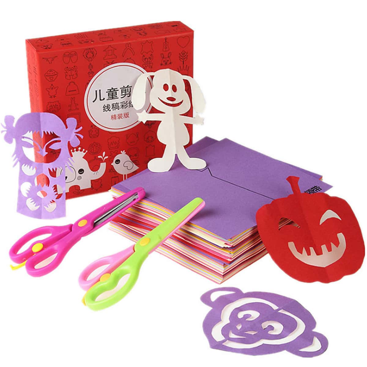 

Kids DIY Cutting Paper Set, Multicolor