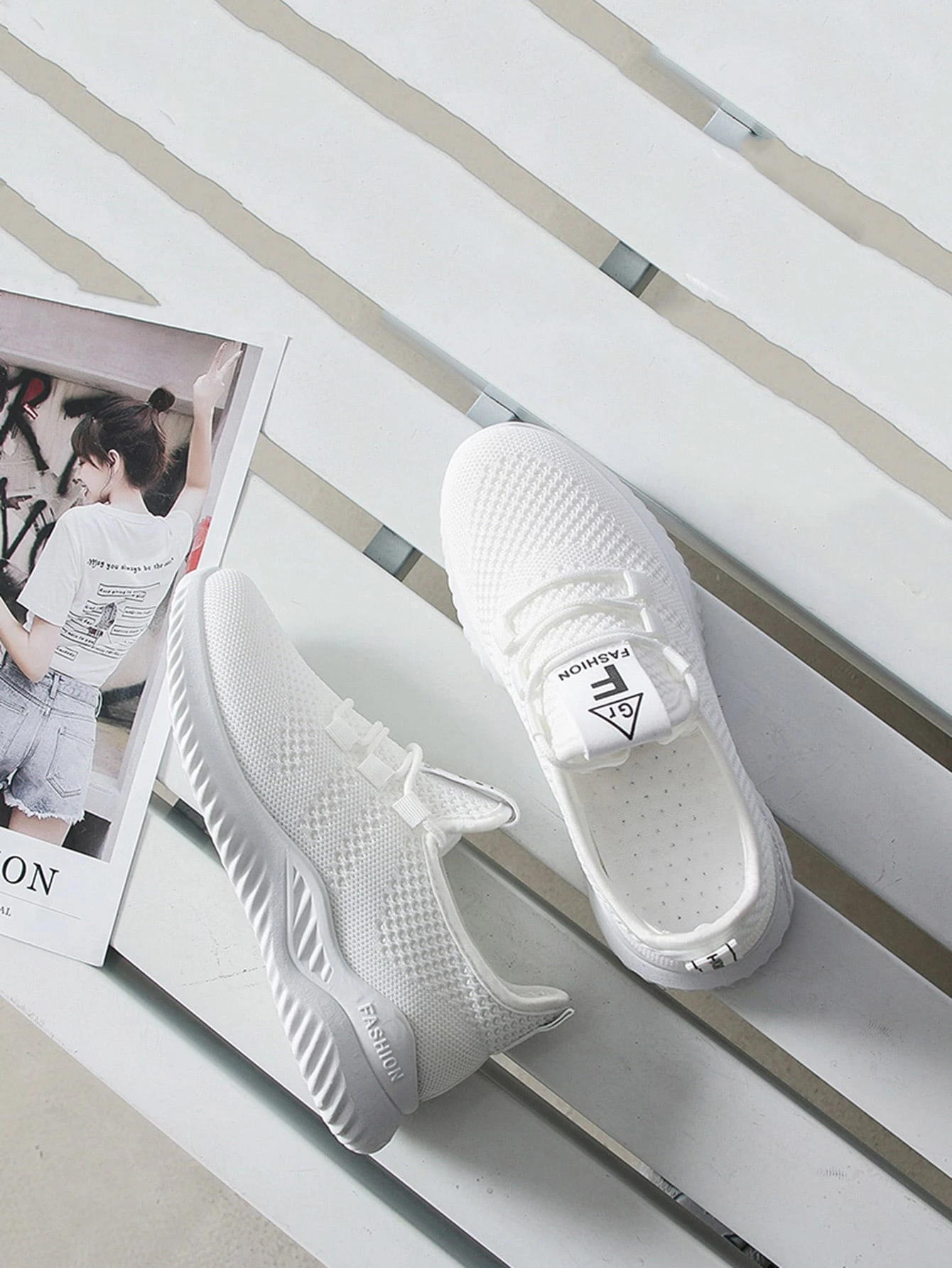wide fashion sneakers