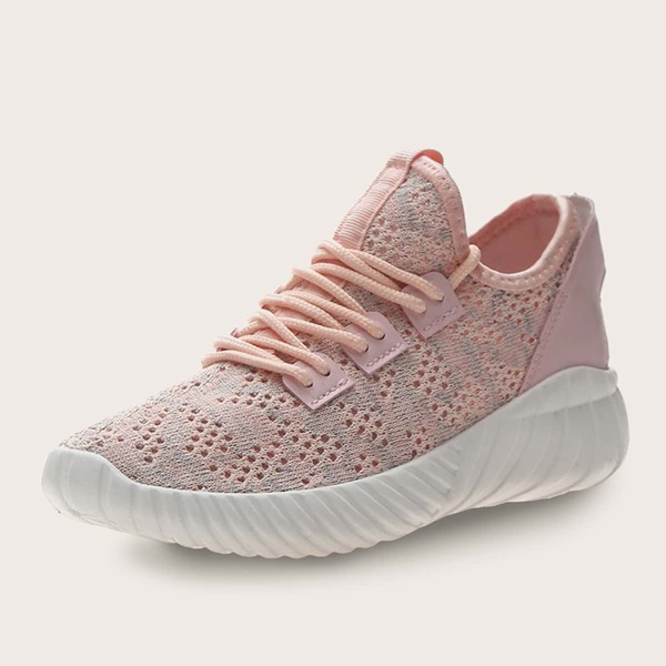 

Breathable Non-slip Low Top Sneakers, Pink